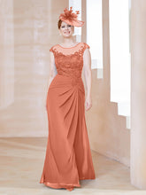 Robe en Mousseline Dentelle à Col Illusion Scoop Crépuscule