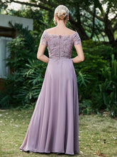 Robe Plissée en Mousseline avec Appliqués Floraux Tahiti