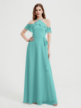 Y-Col Flotter Manches Longues Robes De Demoiselle d'Honneur Spa