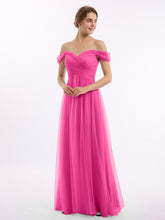 Hors De l'Épaule Col En Cœur Tulle Robe Azalée