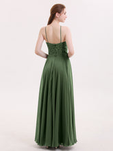 Dentelle et Mousseline Robe Demoiselle d'honneur Olive Verte