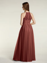 Dentelle Corsage Et Tulle Jupe Robes Longues terracotta