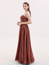 Sans Bretelles Col en Cœur Maxi Robe Demoiselle d'honneur terracotta