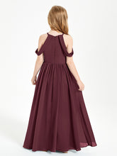 Robes de Demoiselle d'Honneur Junior à Hors de l'Épaule de Rêve Cabernet