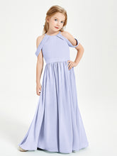 Robes de Demoiselle d'Honneur Junior à Hors de l'Épaule de Rêve Lavande