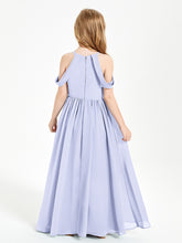 Robes de Demoiselle d'Honneur Junior à Hors de l'Épaule de Rêve Lavande