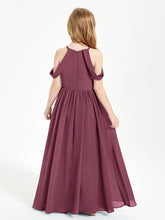 Robes de Demoiselle d'Honneur Junior à Hors de l'Épaule de Rêve Mûre