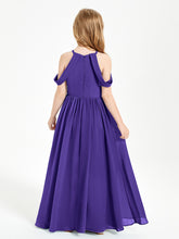 Robes de Demoiselle d'Honneur Junior à Hors de l'Épaule de Rêve Régence