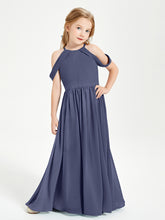 Robes de Demoiselle d'Honneur Junior à Hors de l'Épaule de Rêve Orageux