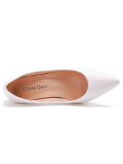 Chaussures Féminines à Talons Kitten et Bout Pointu Simples