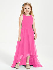 Junior Robes de Demoiselle d'Honneur Asymétriques Exquises Azalée