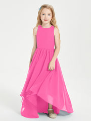 Junior Robes de Demoiselle d'Honneur Asymétriques Exquises Azalée