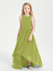 Junior Robes de Demoiselle d'Honneur Asymétriques Exquises Trèfle