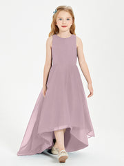 Junior Robes de Demoiselle d'Honneur Asymétriques Exquises Dusk