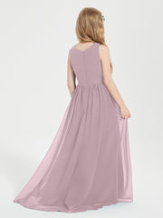 Junior Robes de Demoiselle d'Honneur Asymétriques Exquises Dusk