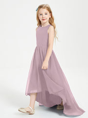 Junior Robes de Demoiselle d'Honneur Asymétriques Exquises Dusk