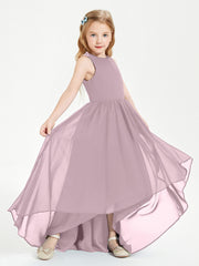 Junior Robes de Demoiselle d'Honneur Asymétriques Exquises Dusk