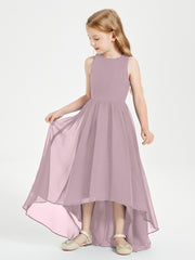 Junior Robes de Demoiselle d'Honneur Asymétriques Exquises Dusk