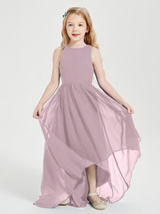 Junior Robes de Demoiselle d'Honneur Asymétriques Exquises Dusk