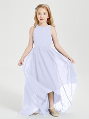 Junior Robes de Demoiselle d'Honneur Asymétriques Exquises Lavande