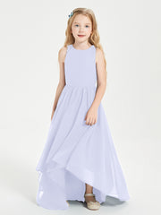 Junior Robes de Demoiselle d'Honneur Asymétriques Exquises Lavande