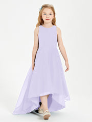 Junior Robes de Demoiselle d'Honneur Asymétriques Exquises Lilas