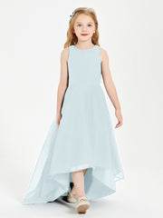 Junior Robes de Demoiselle d'Honneur Asymétriques Exquises Brume