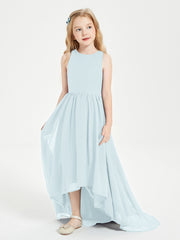 Junior Robes de Demoiselle d'Honneur Asymétriques Exquises Brume