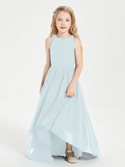Junior Robes de Demoiselle d'Honneur Asymétriques Exquises Brume