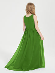 Junior Robes de Demoiselle d'Honneur Asymétriques Exquises Mousse