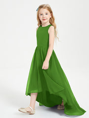 Junior Robes de Demoiselle d'Honneur Asymétriques Exquises Mousse