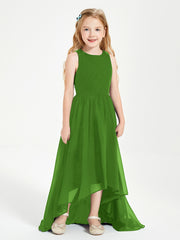 Junior Robes de Demoiselle d'Honneur Asymétriques Exquises Mousse