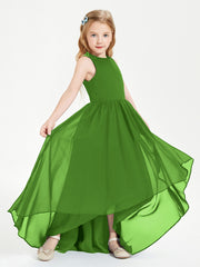 Junior Robes de Demoiselle d'Honneur Asymétriques Exquises Mousse