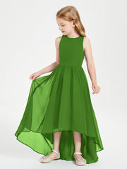 Junior Robes de Demoiselle d'Honneur Asymétriques Exquises Mousse