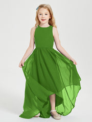 Junior Robes de Demoiselle d'Honneur Asymétriques Exquises Mousse