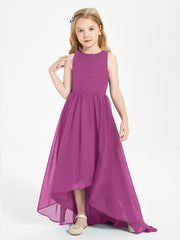 Junior Robes de Demoiselle d'Honneur Asymétriques Exquises Orchidee