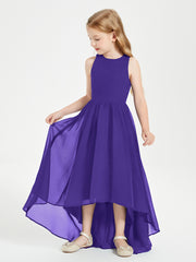Junior Robes de Demoiselle d'Honneur Asymétriques Exquises Régence