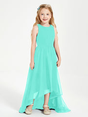 Junior Robes de Demoiselle d'Honneur Asymétriques Exquises Spa
