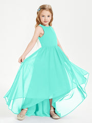 Junior Robes de Demoiselle d'Honneur Asymétriques Exquises Spa