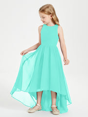 Junior Robes de Demoiselle d'Honneur Asymétriques Exquises Spa