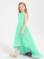 Junior Robes de Demoiselle d'Honneur Asymétriques Exquises Turquoise