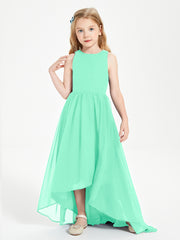 Junior Robes de Demoiselle d'Honneur Asymétriques Exquises Turquoise