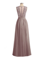 Robes Col d'illusion Mousseline et Dentelle Dusk Grande Taille