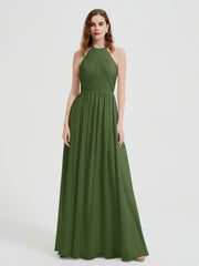 Licou Mousseline Robes Avec Corsage Plissé Mousse Grande Taille