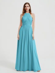 Licou Mousseline Robes Avec Corsage Plissé Piscine