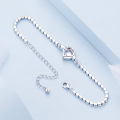 Bracelet Coeur Étincelant