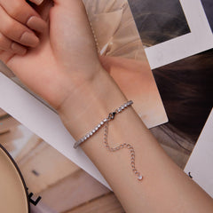 Bracelet Coeur Étincelant