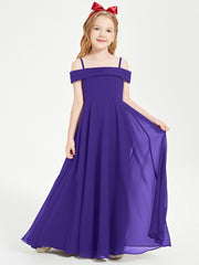 Chic Robes de Demoiselles d'Honneur Junior Hors de l'Épaule Régence