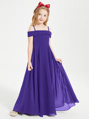 Chic Robes de Demoiselles d'Honneur Junior Hors de l'Épaule Régence
