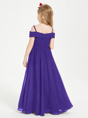 Chic Robes de Demoiselles d'Honneur Junior Hors de l'Épaule Régence